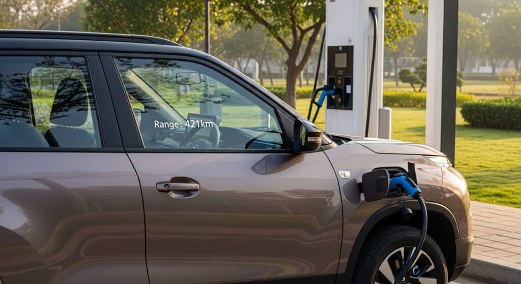 Current image: Tata Punch EV Range 2026: 421km रेंज और एडवांस्ड फीचर्स के साथ बजट इलेक्ट्रिक SUV